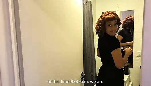 Evde Üvey oğlumla Banyoda Anal