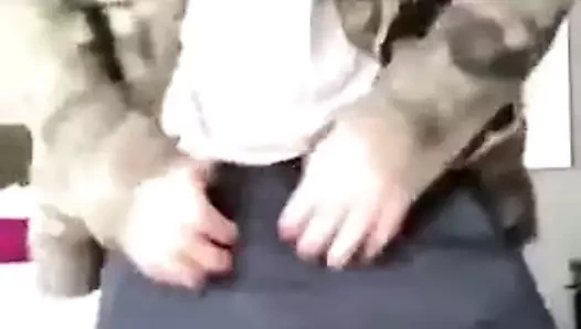 Militar Mostrando pene