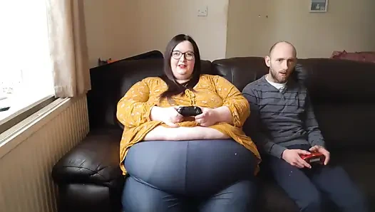 Göbek oyunu ile ssbbw oyun