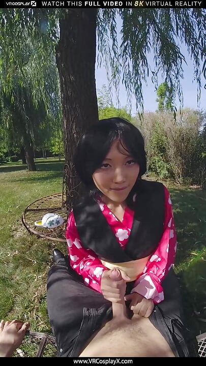 Vrcosplayx iblis avcısı Mai Thai, Yaiba Makomo tehlikeli olduğu kadar ateşli ve şehvetli hale geldi bölüm 1