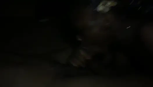 Horny African Teen sneaking into my room while I was high Giving  Sloppy Head