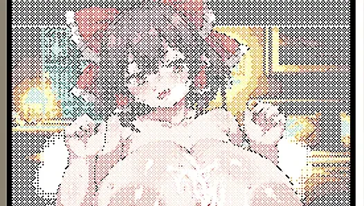 Hentai oyunu - touhou reimu pixel hentai seks animasyonu