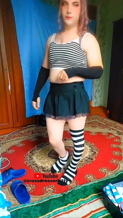 GENÇ ETEK GOTIK FEMBOY GÖTLÜ BÜYÜK GÖTLÜ TATLı OĞLANDAN KıZA ATEŞLI GENÇ TRANSEKSÜEL BÜYÜK GÖTLÜ TRAVESTI MTF TRANSGENDER EV YAPıMı MODEL | Klip 1