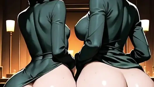 Hentai anime - iki çok ateşli üvey kız kardeş