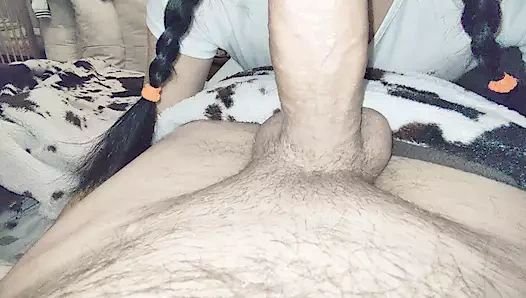 Sıcak derin boğaz oral seks itibaren esmer eş