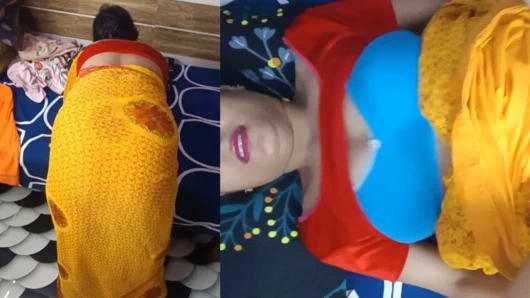 Güzel köylü yenge sert sikişiyor