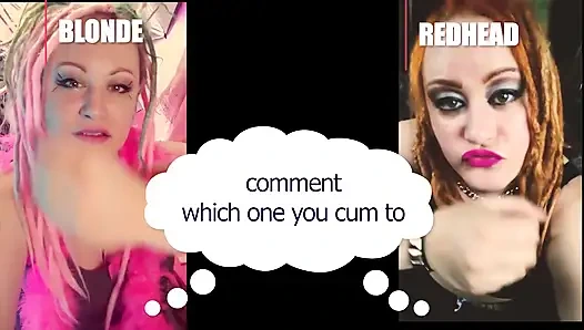 Hangisinin seni sarışın ya da kızıl saçlı heteroseksüel versiyonuna boşalttırdığına yorum yap