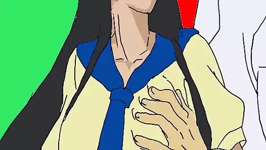 Randy labteacher zenci genç kızla (sansürsüz hentai)