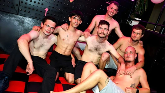 The Bareback Boys! Gay Cruising Orgy by ClubBangBoys