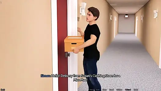 Delivery Boy Seduced By Cheating Housewife While She Giving Massage