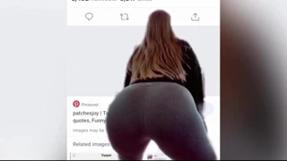 18 yaşındaki pawg büyük şişman kıçını twerking