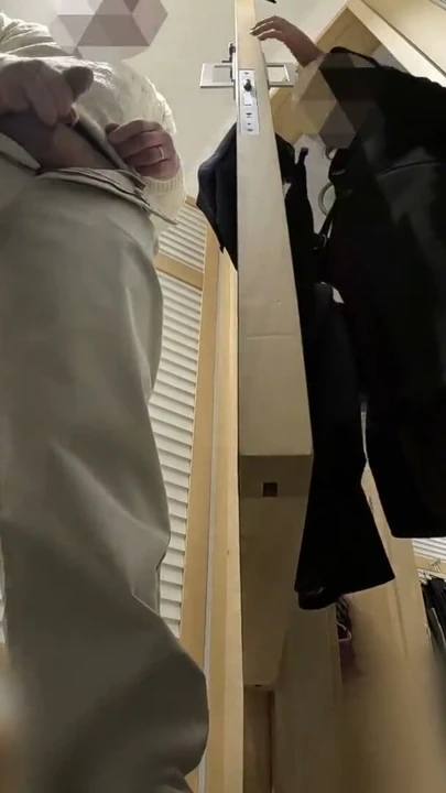 Slutty French Teacher Public Dressing Room Helps Me Cum Voyeur Store Milan - MissCreamy | Clip 1