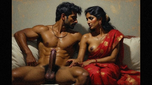 Kırmızı sari giymiş Hintli teyze üvey oğlu tarafından sikiliyor ateşli Hintli hd video