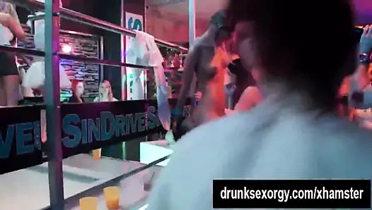 Party slags fucking at sex orgy