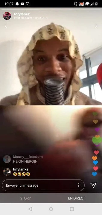 Insta canlı tory lanez - üç kız