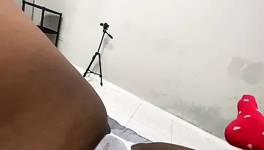 Brutal masturbation of a soaked slut who won't stop moaning