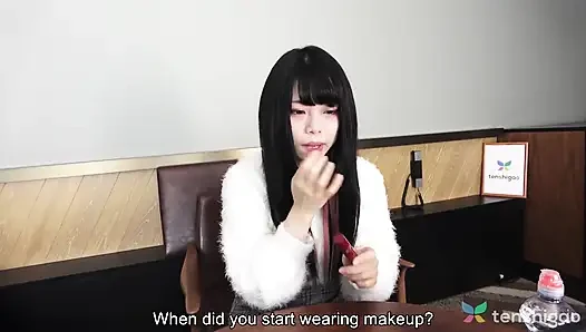 Akane Okawa sahne arkası