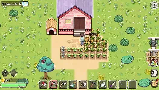 Village Rhapsody - üniversiteli kız büyük yarağımla oynuyor