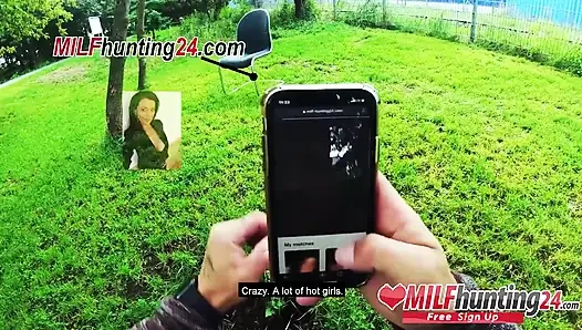 Harleen van Hynten ile açık havada ateşli sikiş!  MILFhunting24