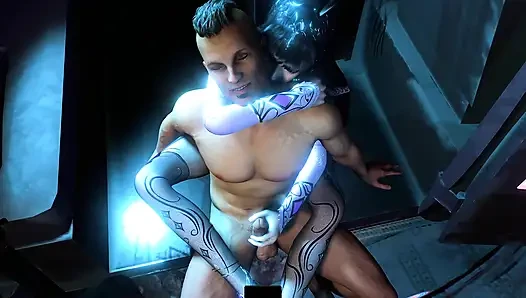 Ganimetli rüya dosyaları: animasyonlu tanrıça glow- 3d animasyon hentai