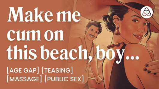 Ateşli orta yaşlı seksi kadın plajda cankurtaran tarafından sikiliyor - halka açık seks ve azdırma - asmr ses pornosu - kadınlar için erotik sesli rol yapma