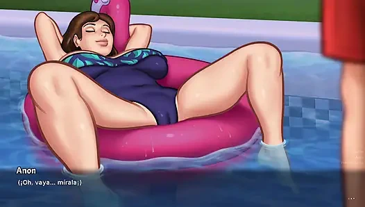 Üvey anne her zaman kolajeniyle yeni cinsel deneyimler istiyor - yaz mevsimi efsanesi