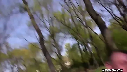 Magma film ilk zaman için amatör Alman gf