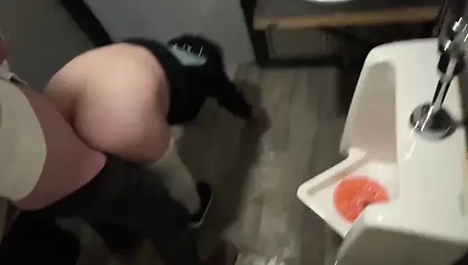 Horny Wife Fucked Outside and at the Bar
