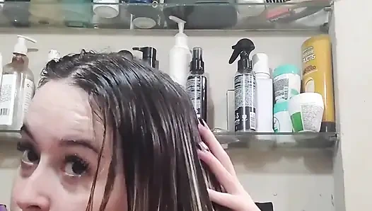 Cilt bakımımı yapıyorum