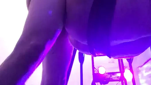 Bbw oyuncak içinde salıncak