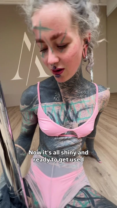 Do you like how I clean the pole? Let me show you what else I like to clean and follow me now.