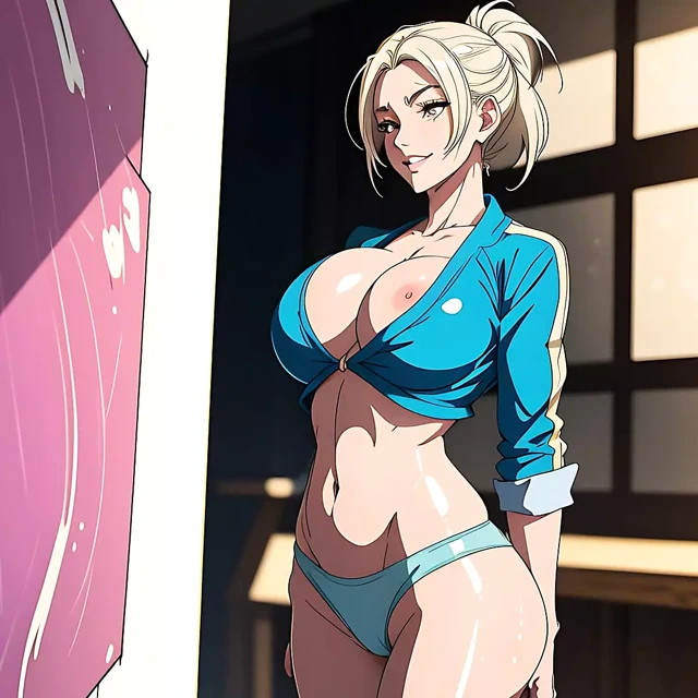 Sarışın yapay zeka animasyon hentai videosu