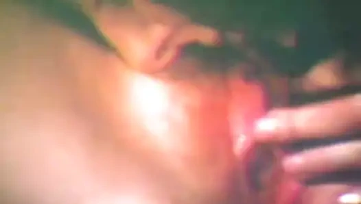 Üç kızlar sahip olan yapay penis lezbiyen seks (1960'larda bağbozumu)