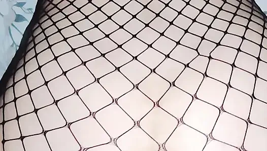 Bakış açısı çoraplı sıska orta yaşlı seksi kadın modeliyle yavaş anal seks