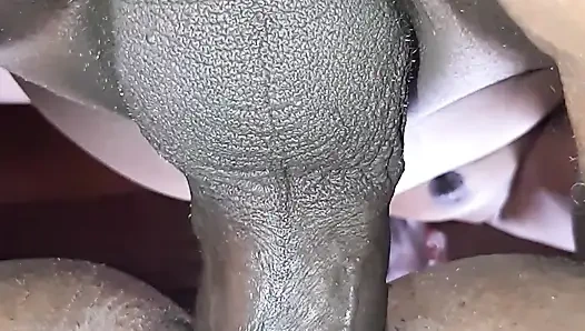 Sonunda amcığıma ateş etti.