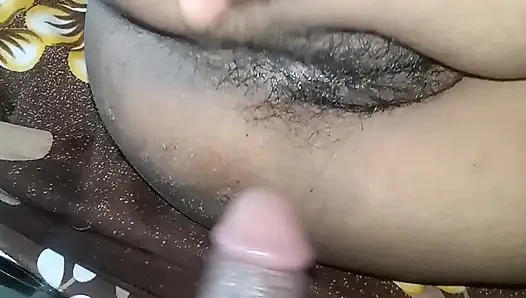 Üvey kız kardeş Hintli teyze ile sert seksi video