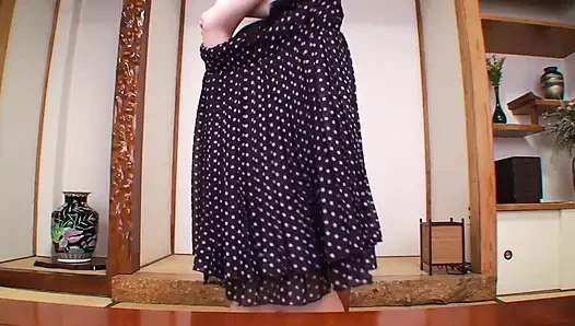 Mari-san için sabah yüze boşalma