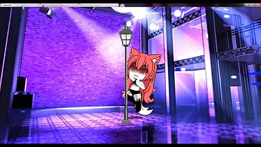 Çılgın kedi kız direğe soyundu