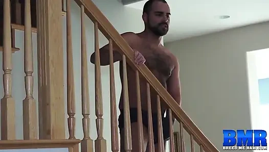 Breedmeraw - jock zachery rhyes sürtük Matt Rider'i doğuruyor