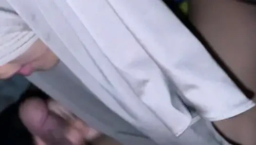 güzel bir tesettürlü erkek arkadaş tarafından