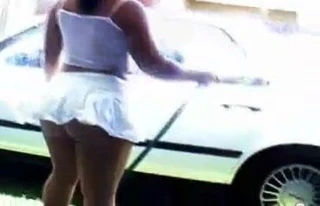 Sıcak araba yıkama