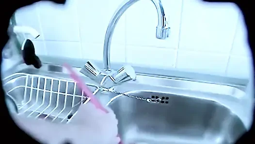 Tüylü Latina Pussy'den Oral Seks