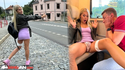 BangVan - Blonde Zlata Gets First Aid from Horny RV Couple