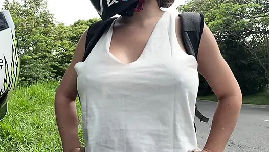 Üniversiteden sonra üvey babamı alıp amını sütle dolduruyorum