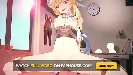 Genshin impact - lumine sex - 3 boyutlu hentai animasyon