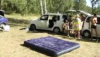 Çadırda lanet çıplak öğrencilerin iffetsiz çift