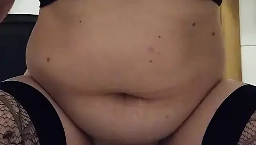 Vibratör ve dildo kullanarak orgazm kontrolü eğitimi, orgazmla doruğa çıktı