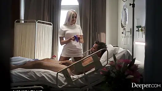 Derin. Yaramaz hemşire Kenzie bir hastayla