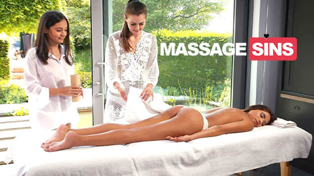 Üç kız masaj seks at Massagesins