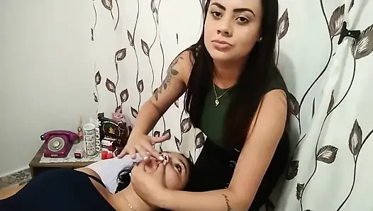 Masaj - domina alice ve nataly